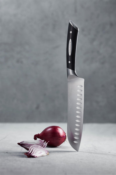 Scanpan Classic Santoku Knife with Granton Edge 18cm - 1