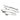 Stanley Rogers Baguette 18/10 Stainless Steel Cutlery Set - 56 Piece (8 Dinner Knives, 8 Dinner Forks, 8 Entrée Knives, 8 Entrée Fork, 8 Dessert Spoons 8 Soup Spoons, 8 Teaspoons)