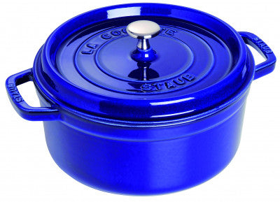 Staub Cast Iron Round Cocotte Marin Blue - 28cm