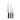 Tramontina Century Knife 3 Piece Set Black (Blade Size 7.7cm, 15.5cm, 19.7cm)