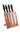 Tramontina Churrasco Barbecue Knife Block Brown 5 - Piece (Filet Knife, Meat Knife, Chefs Knife, Carving Fork, Magnetic Knife Block)