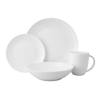 Wilkie Brothers Coupe Fine Bone China Dinner Set 16pc