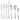 Wilkie Brothers Livingston Stainless Steel Cutlery Set – 56 Piece (8 x Table Knives, 8 x Dessert Knives, 8 x Table Forks, 8 x Dessert Forks, 8 x Soup Spoons, 8 x Dessert Spoons, 8 x Tea Spoons)