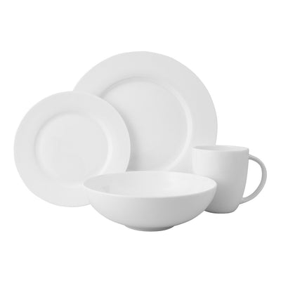 Wilkie Brothers Rim Fine Bone China Dinner Set 16pc