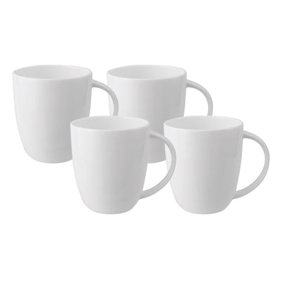 Wilkie Brothers Set of 4 Mugs White - 420ml