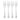Wiltshire Baguette Cake Fork 4Piece Stainless Steel