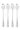 Wiltshire Baguette Parfait Spoon 4Piece Stainless Steel