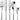 Wiltshire Paros Steel Cutlery Set – 30Pcs (6 Table Forks, 6 Table Knives, 6 Dessert Spoons, 6 Soup Spoons, 6 Teaspoons)