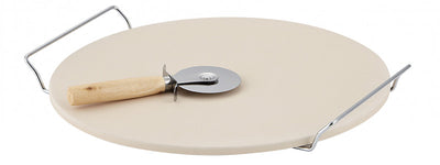 Wiltshire Pizza Stone With Rack - 33cm
