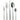Wmf Boston Stainless Steel Cutlery Set - 30 piece (6x Table Knife, 6x Table Fork, 6x Table Spoon, 6x Teapsoon and 6x Cake Forks)