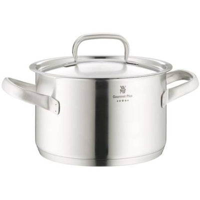 Wmf High Stainless Steel Casserole With Lid - 20cm 3.7L