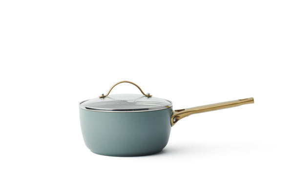 GreenPan Padova Smokey Blue Covered Saucepan 18cm / 2.01L - 3