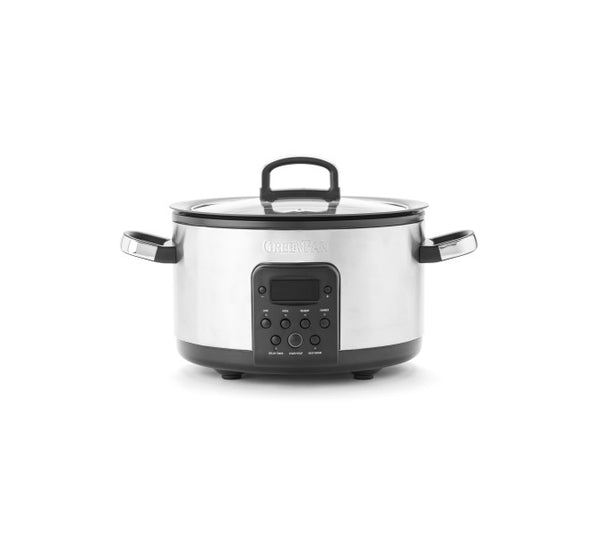 GreenPan Bistro Slow Cooker 3.7L PFAS Free - Stainless Steel - 1