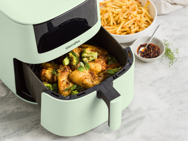 GreenPan Bistro XXL PFAS Free Coloured Air fryer Mint Green - 7.2L - 2