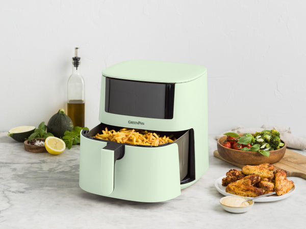 GreenPan Bistro XXL PFAS Free Coloured Air fryer Mint Green - 7.2L - 3