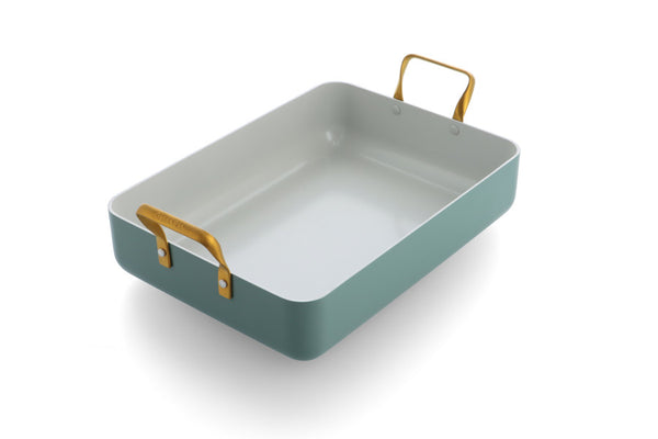 GreenPan Padova Smokey Blue PFAS Free Roasting Pan - 1