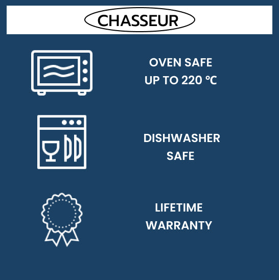 Chasseur Stone Baking Set Blue - 4 Piece - 1