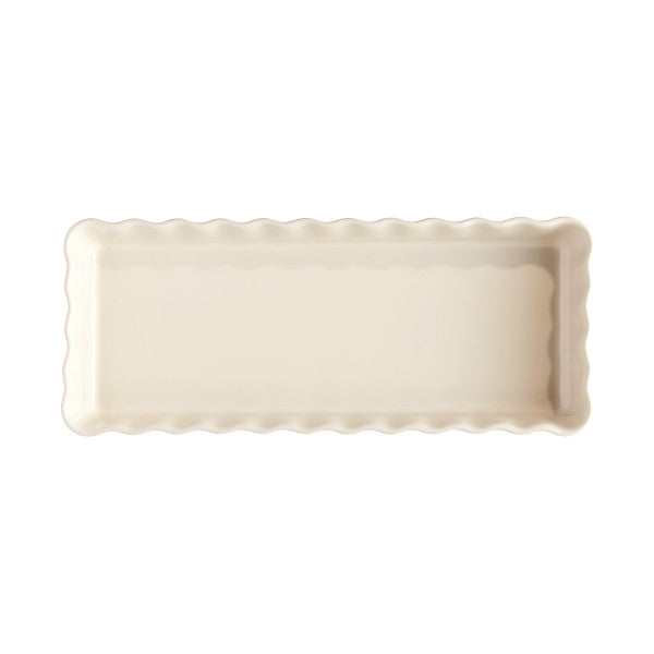 Emile Henry Slim Rectangular Tart Dish - Clay - 1