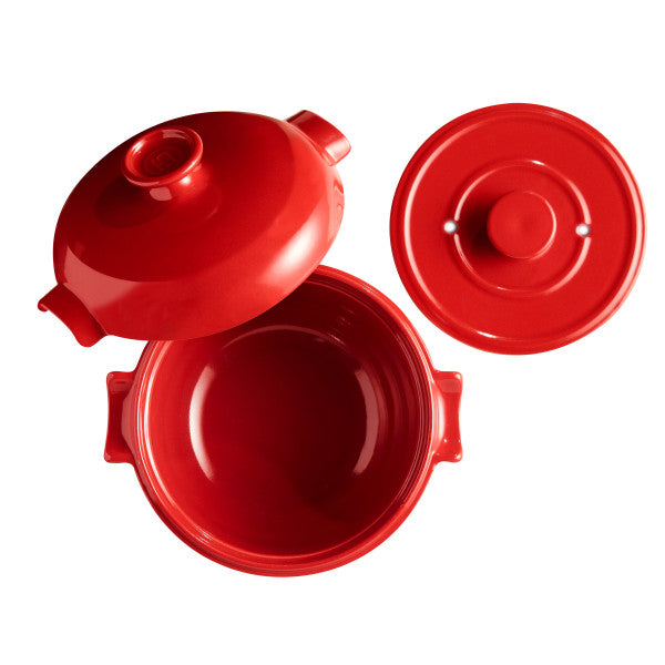 Emile Henry Rice Pot - Burgundy - 2