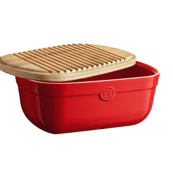 Emile Henry Bread Box - Burgundy - 1