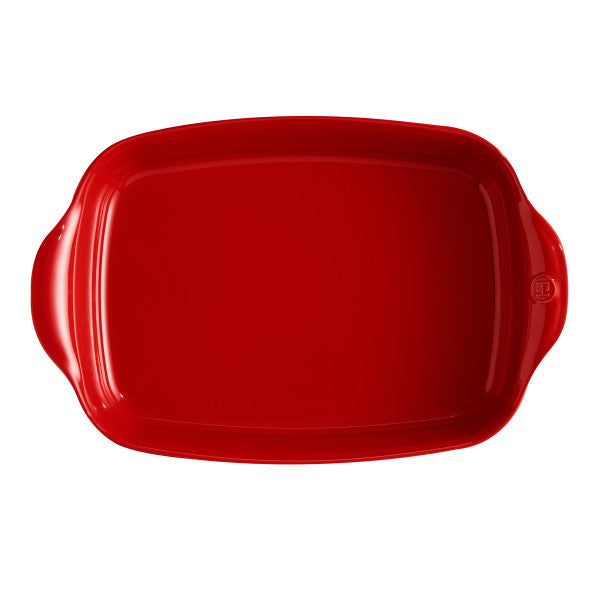 Emile Henry Large Rectangular Oven Dish - Burgundy - 2