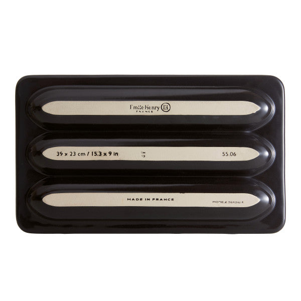 Emile Henry Baguette Bread Baker - Charcoal - 2