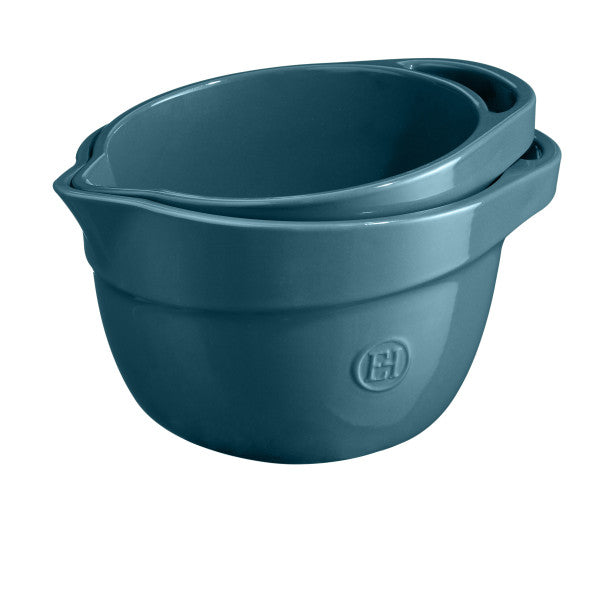 Emile Henry Mixing Bowl - 2.5L - Blue Flame - 3