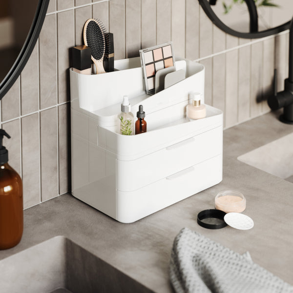 Umbra Glam Organiser - Large - White/Grey - 3