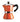 Pezzetti Bellexpress Orange Induction Coffee Maker 6C