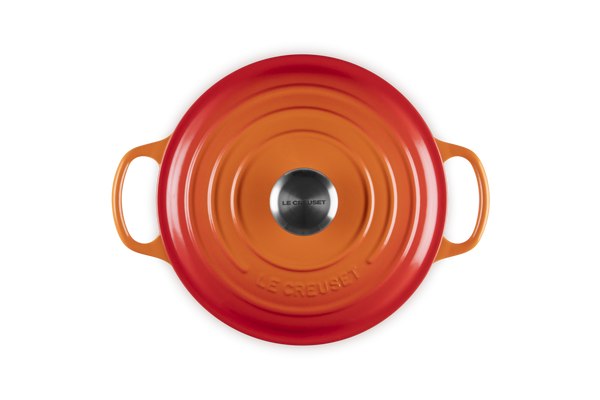 Le Creuset Cast Iron Round Casserole with Signature Knob - 24cm - 3