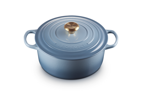 Le Creuset Cast Iron Round Casserole with Signature Knob - 26cm - 1