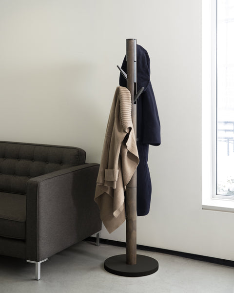 Umbra Flapper Coat Rack - Black/Walnut - 2