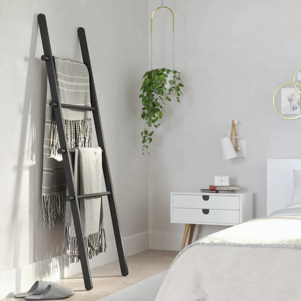 Umbra Leana Ladder  Black - 20cm x 1.58cm x 60cm - 1