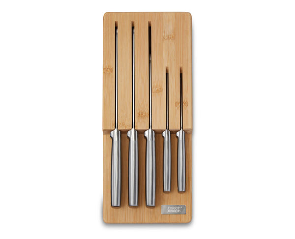 Joseph Joseph Elevate Steel Knives Bamboo Store - 5 Piece - 2