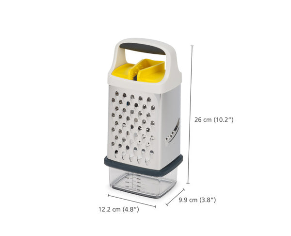 Joseph Joseph Multi-Grip Stainless Steel Box Grater - Stone Color - 1