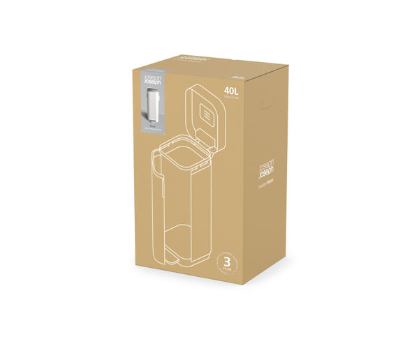 Joseph Joseph Porta Easy-empty Pedal Bin - Capacity 40 Litres - 1