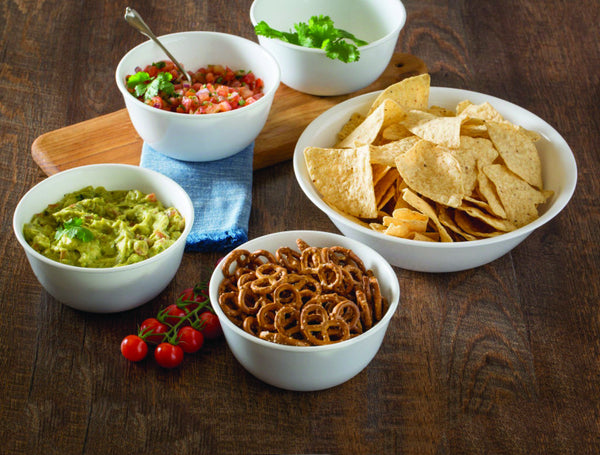 Corelle Winter Frost Vitrelle Bowl Serving White - 950ml - 2