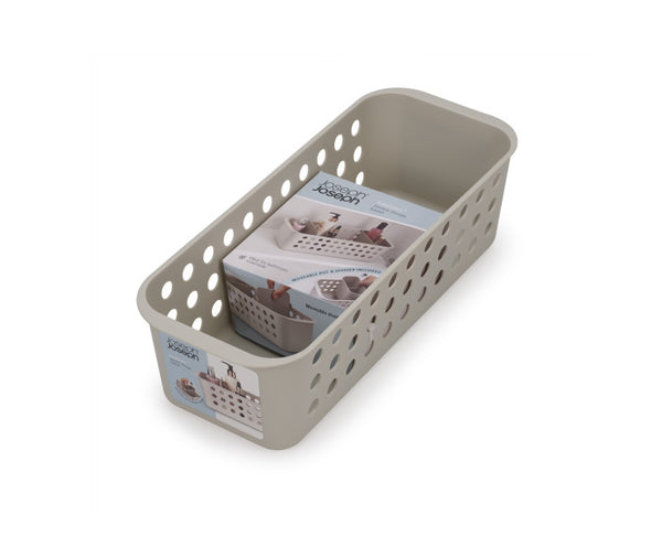 Joseph Joseph EasyStore Slimline Bathroom Storage Basket Polypropylene Ecru - 2