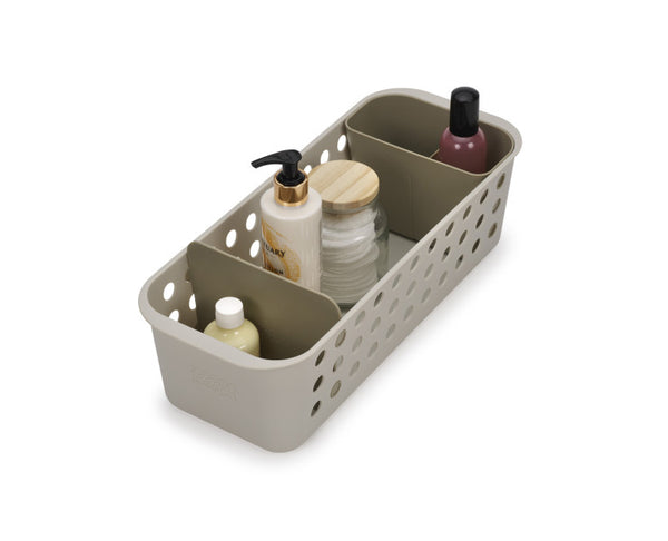 Joseph Joseph EasyStore Slimline Bathroom Storage Basket Polypropylene Ecru - 1