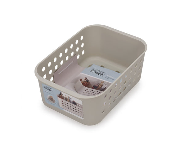 Joseph Joseph EasyStore Large Bathroom Storage Basket Polypropylene Ecru - 1