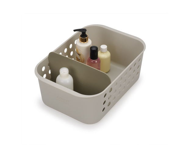 Joseph Joseph EasyStore Large Bathroom Storage Basket Polypropylene Ecru - 2