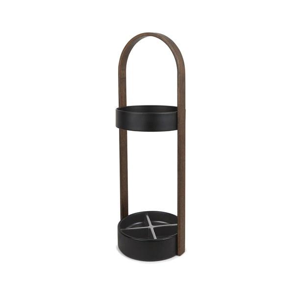 Umbra Bellwood Umbrella Stand - Black/Walnut - 2