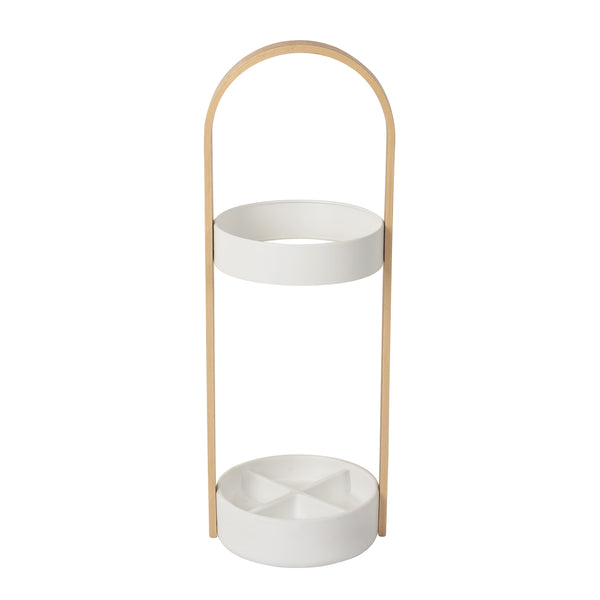 Umbra Bellwood Umbrella Stand - White/Natural - 2