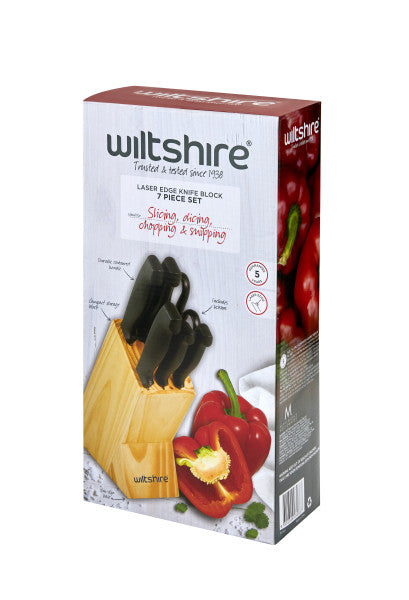 Wiltshire Laser Edge Knife Block 7 Piece - 1