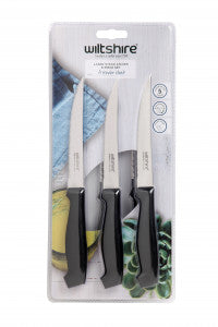 Wiltshire Steel Steak Knife Set - 6 Piece - 1