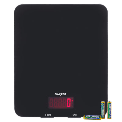 Salter High Capacity Electronic Kitchen Scale Measurement Units (kg, lbs, oz, ml, fl.oz) Capacity - 10kg Max